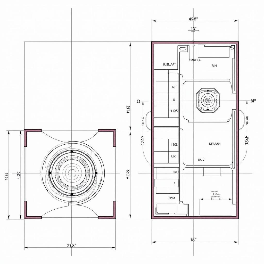 Bài tập chép bản vẽ kỹ thuật nâng cao