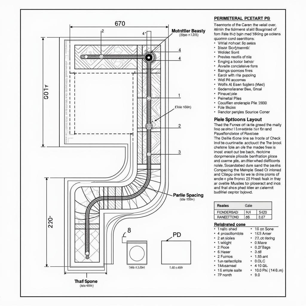 Bản vẽ CAD móng cọc ép cọc biên chi tiết