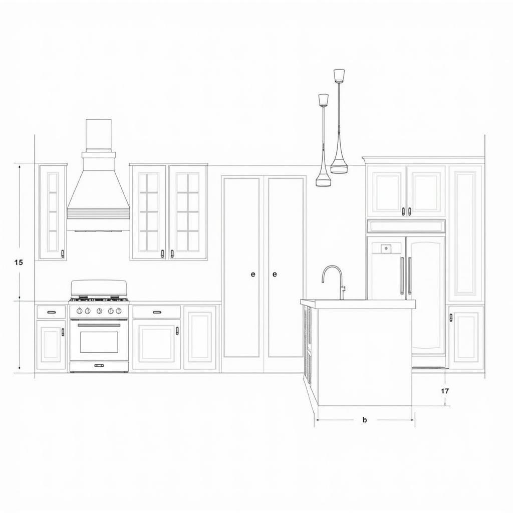 Bản vẽ CAD vật dụng nhà bếp