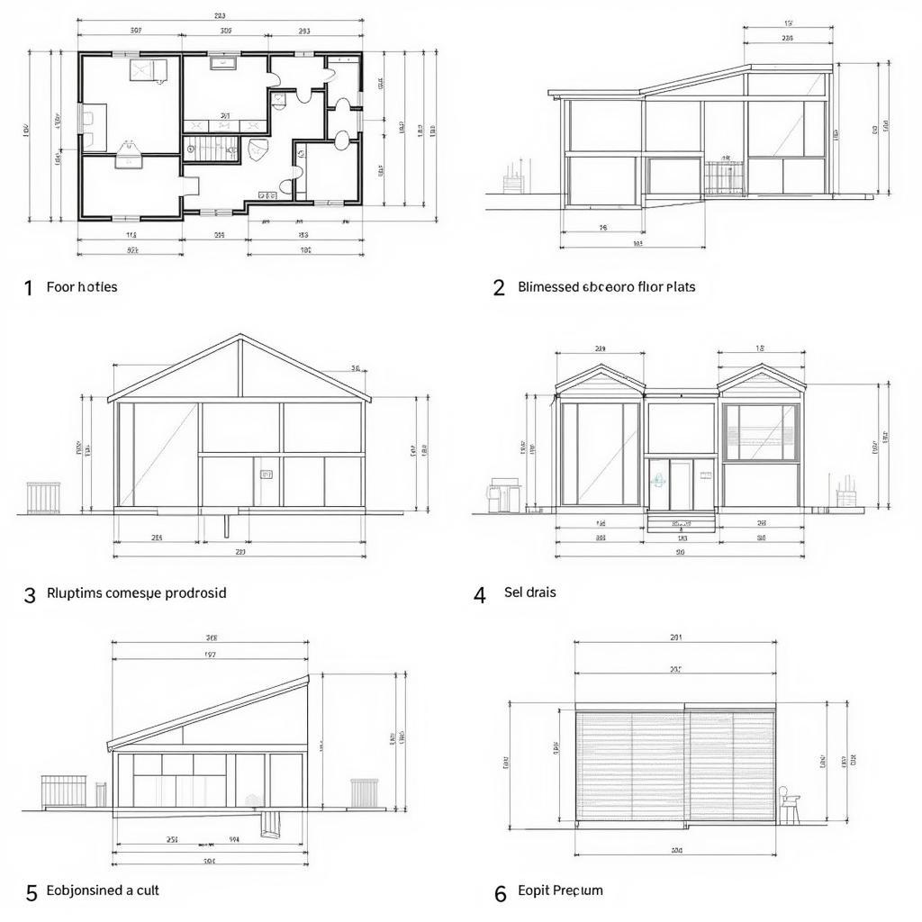 Các thành phần của bản vẽ xây dựng