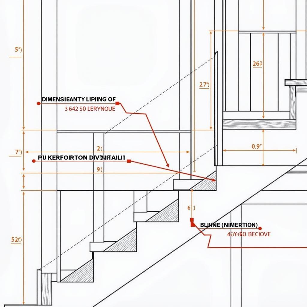 Đọc hiểu bản vẽ CAD chi tiết bậc tam cấp