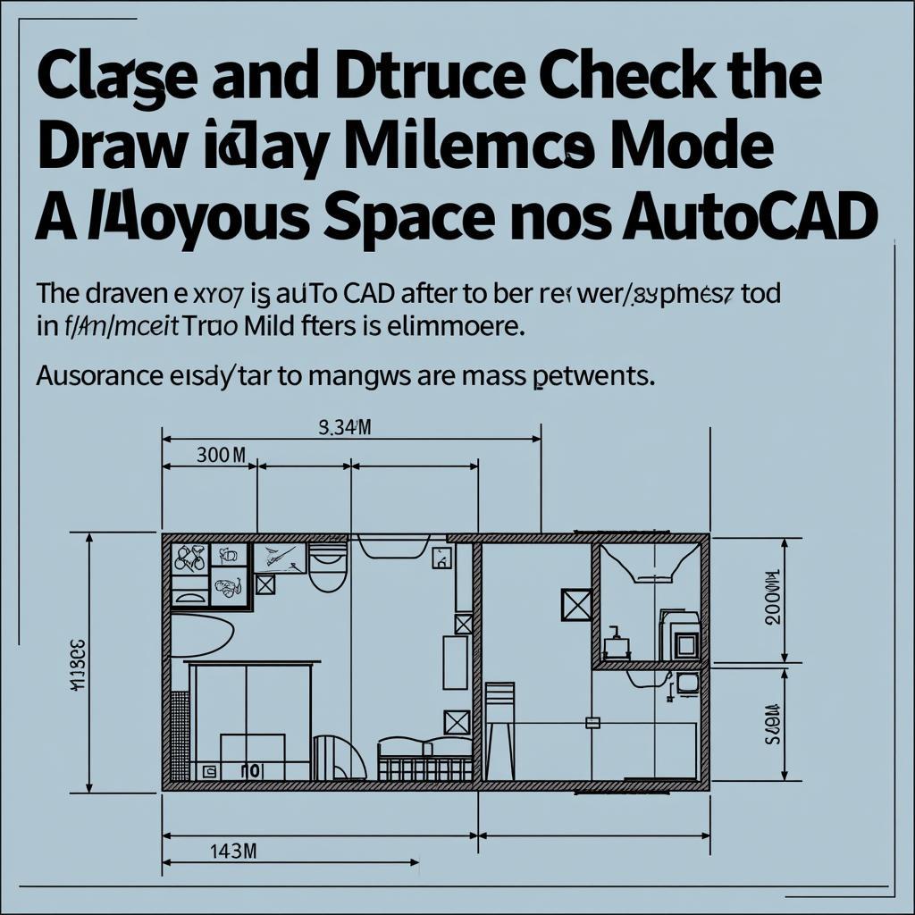 Kiểm tra tỷ lệ bản vẽ AutoCAD