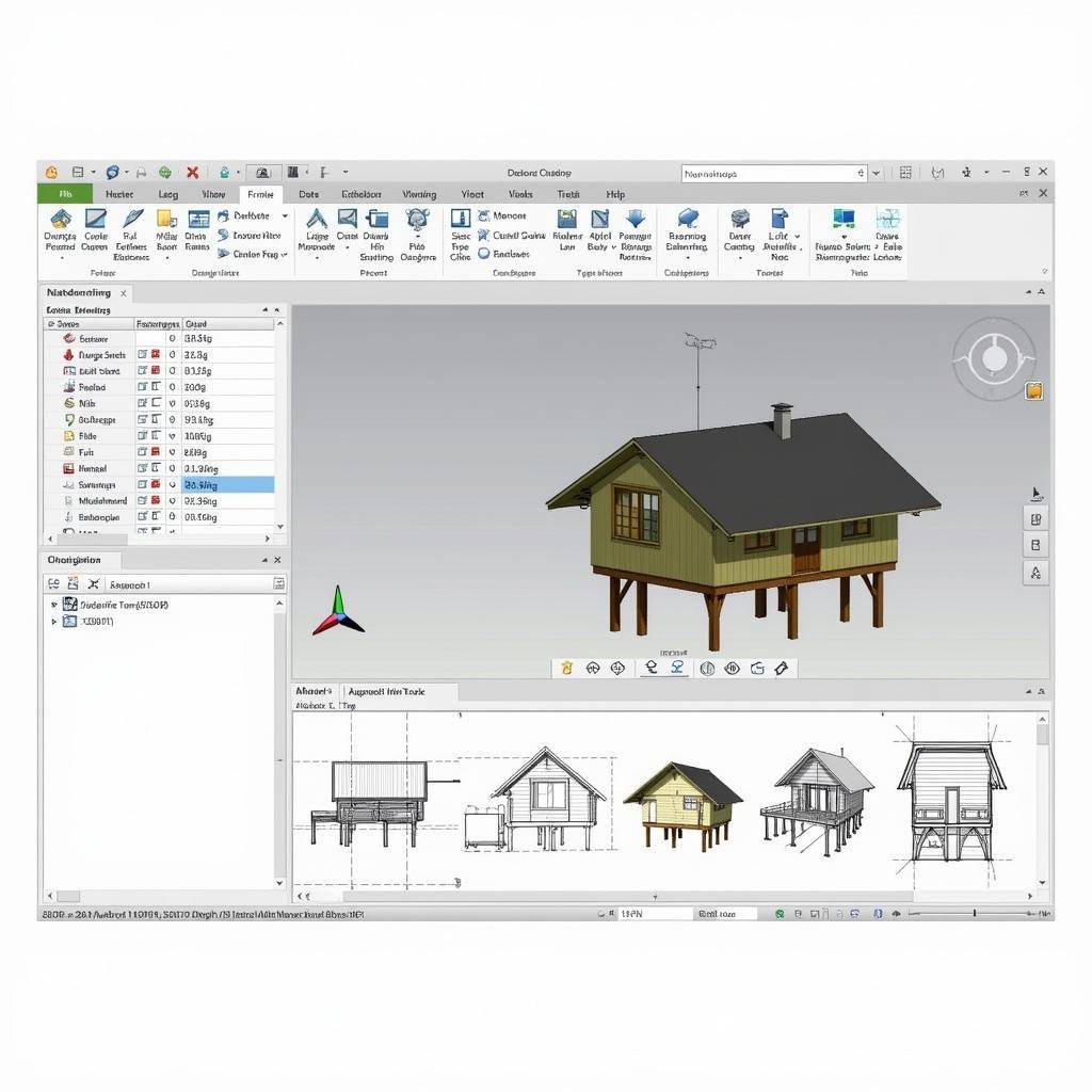 Phần mềm CAD thiết kế nhà sàn